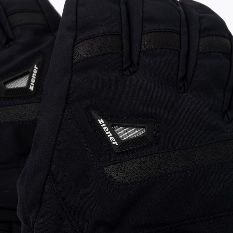 Men's ski glove ZIENER Gary As black 801036.12 4