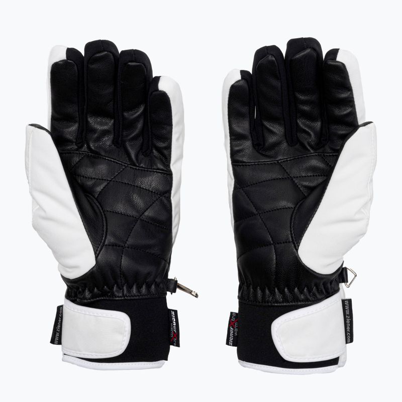 Women's ski glove ZIENER Kaika As Aw white 801167.1 2