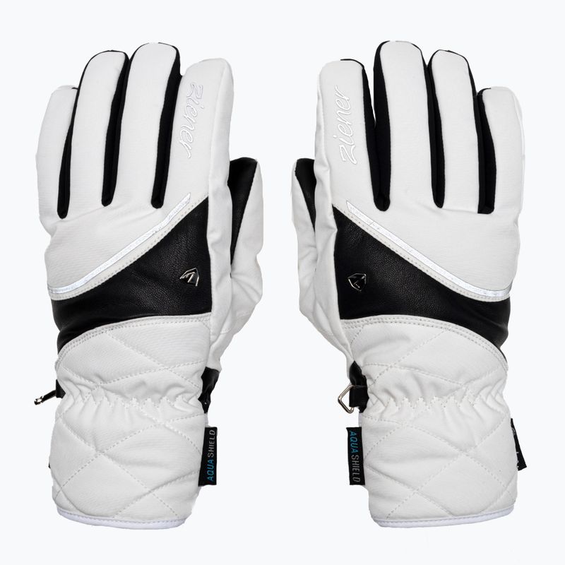 Women's ski glove ZIENER Kaika As Aw white 801167.1 3