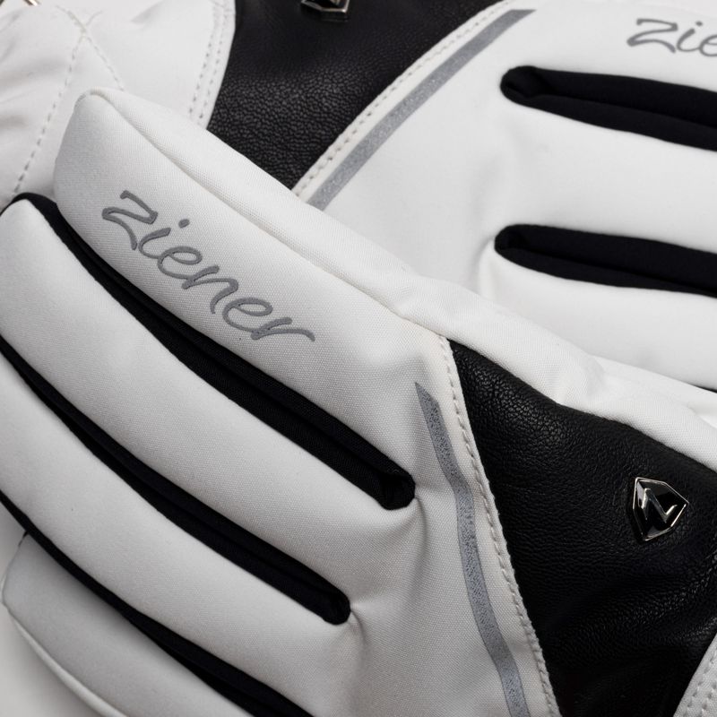 Women's ski glove ZIENER Kaika As Aw white 801167.1 4