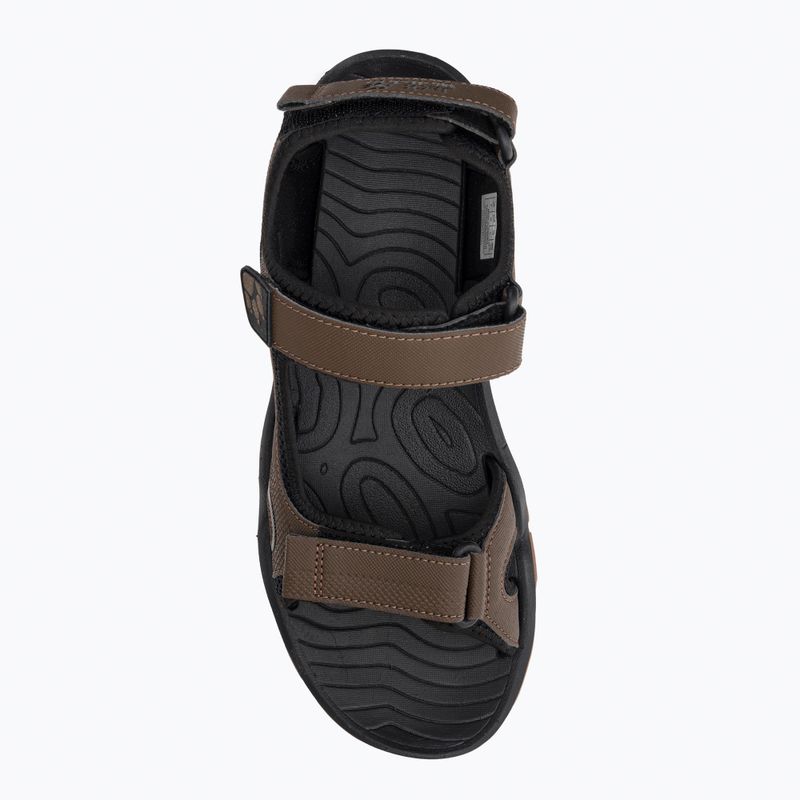 Jack Wolfskin Lakewood Cruise brown men's trekking sandals 4019011 6