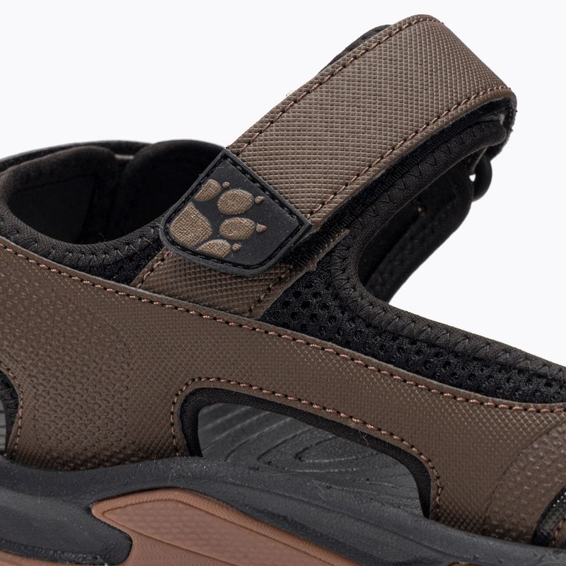 Jack Wolfskin Lakewood Cruise brown men's trekking sandals 4019011 9