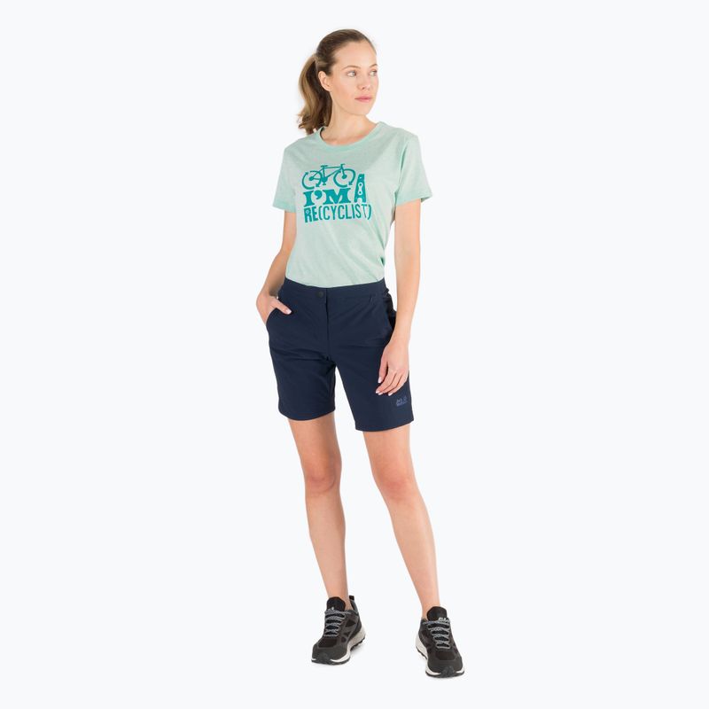 Jack Wolfskin Hilltop Trail women's trekking shorts navy blue 1505461_1910 7