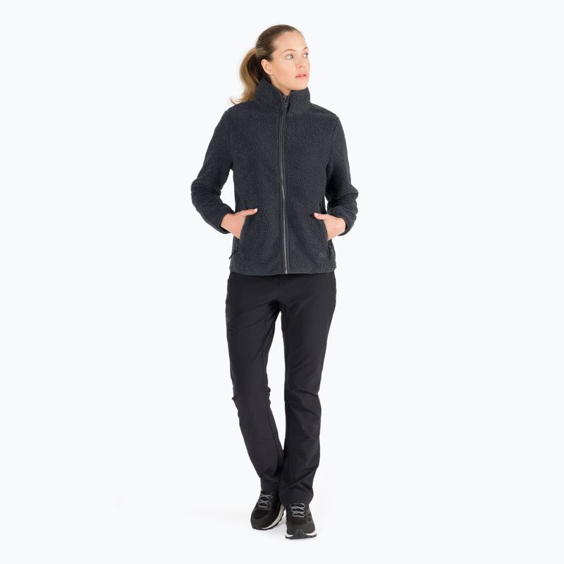 Jack Wolfskin women's fleece sweatshirt High Cloud grey 1708731 7