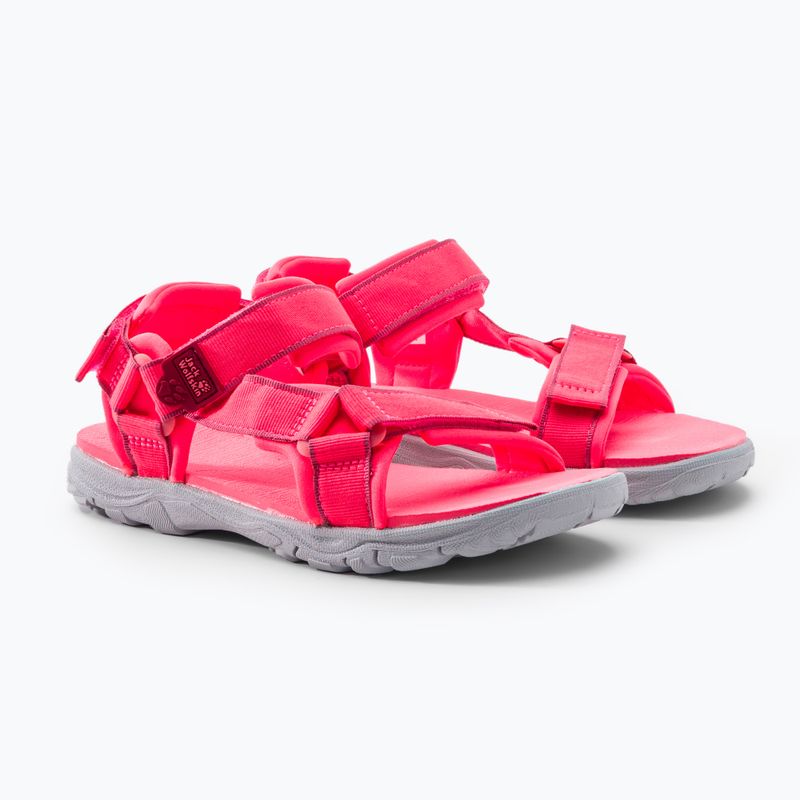 Jack Wolfskin Seven Seas 3 pink children's trekking sandals 4040061_2172 5