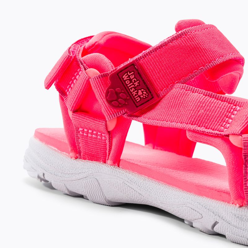 Jack Wolfskin Seven Seas 3 pink children's trekking sandals 4040061_2172 7