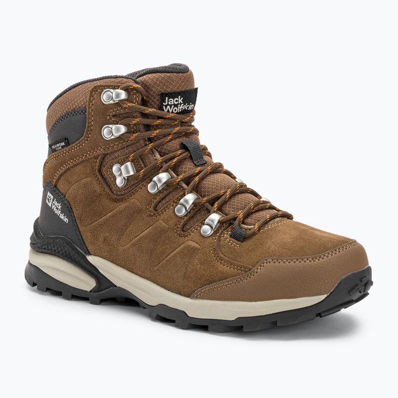 Jack Wolfskin women's trekking boots Refugio Texapore Mid brown/apricot