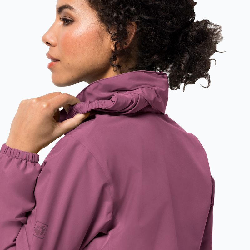 Jack Wolfskin women's Stormy Point rain jacket pink 1111201_2094 4