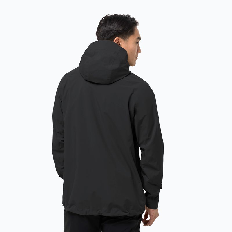 Jack Wolfskin men's hardshell jacket Highest Peak black 1115131_6000 2