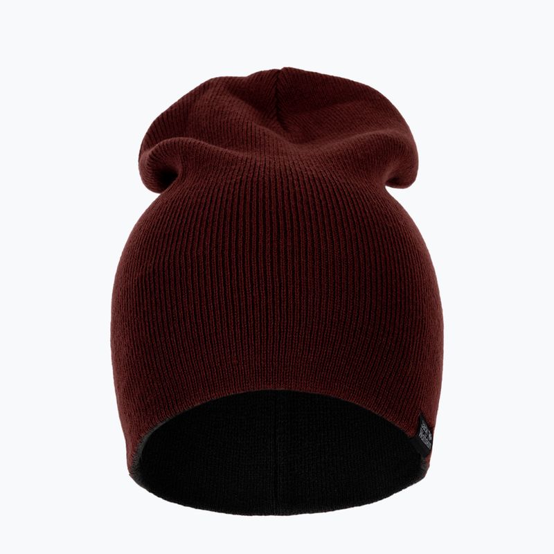 Jack Wolfskin Rib winter beanie maroon 1903891 2