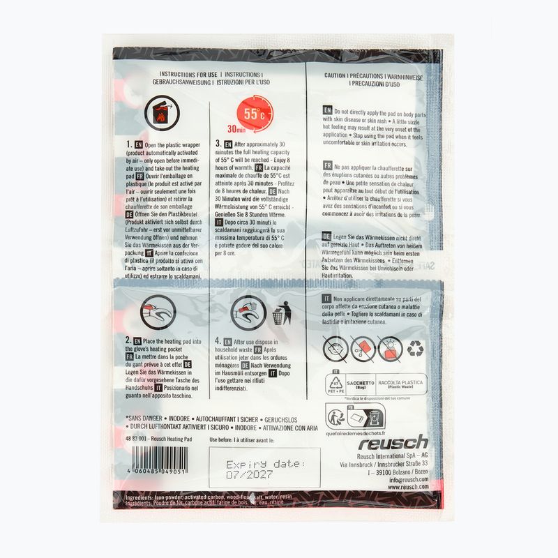 Heating pad set Reusch Heating Pad Set 8h white 4