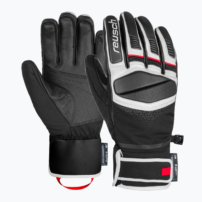 Gloves Reusch Mastery black/white/fire red 2