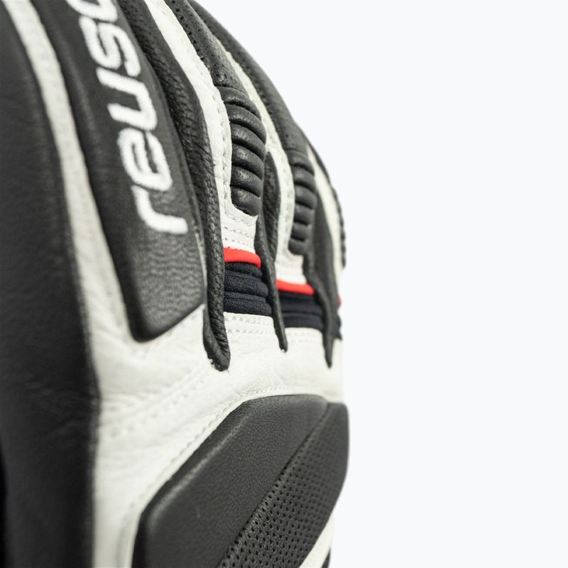 Gloves Reusch Mastery black/white/fire red 5