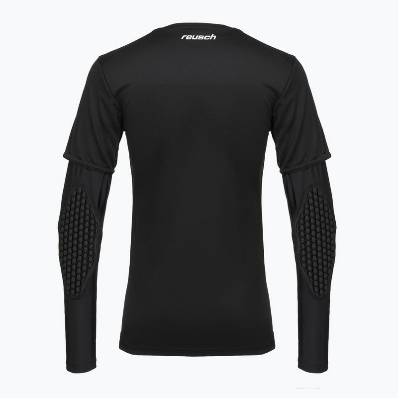 Men's goalkeeper jersey Reusch Goalkeeping Jersey Padded black/white 2