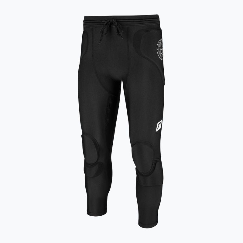 Goalkeeper trousers Reusch Compression Short 3/4 Femur black 2