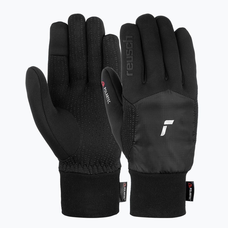 Ski gloves Reusch Garhwal Hybrid Touch-Tec black/silver 2