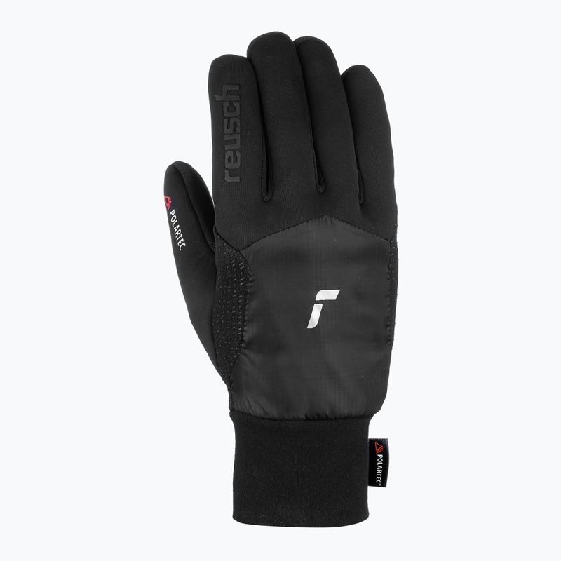 Ski gloves Reusch Garhwal Hybrid Touch-Tec black/silver 3