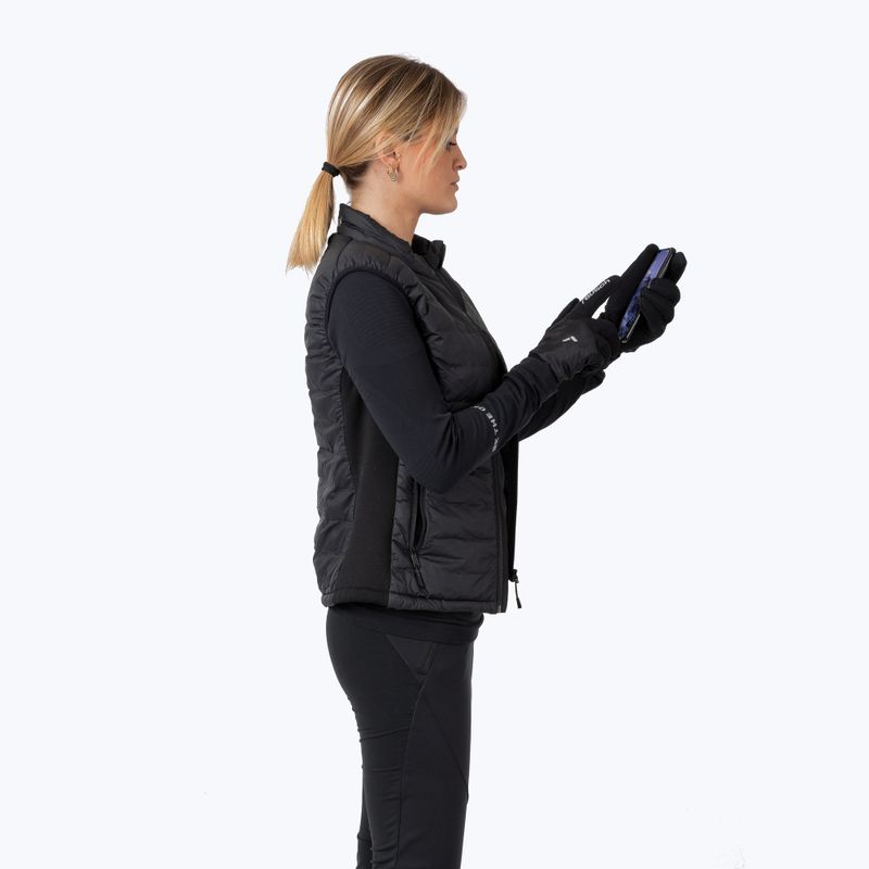 Ski gloves Reusch Garhwal Hybrid Touch-Tec black/silver 8