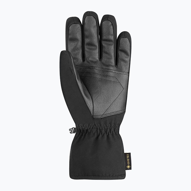 Reusch Stanley Gtx black/white ski gloves 6