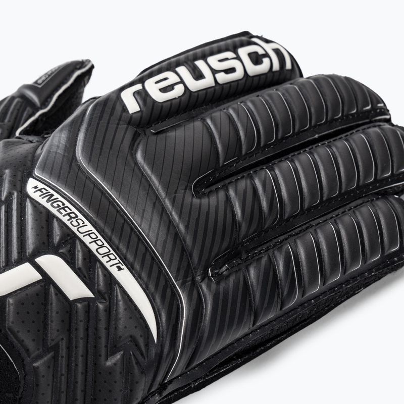 Reusch Attrakt Resist Finger Support Junior children's goalkeeping gloves black 5272610 3