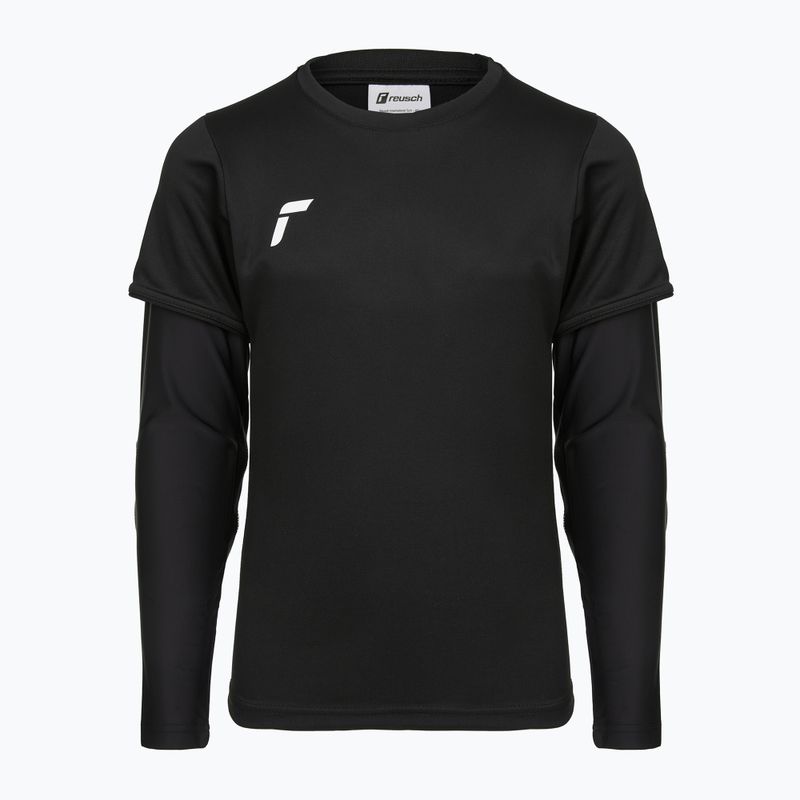 Children's goalkeeper jersey Reusch Goalkeeping Jersey Padded Junior black/silver