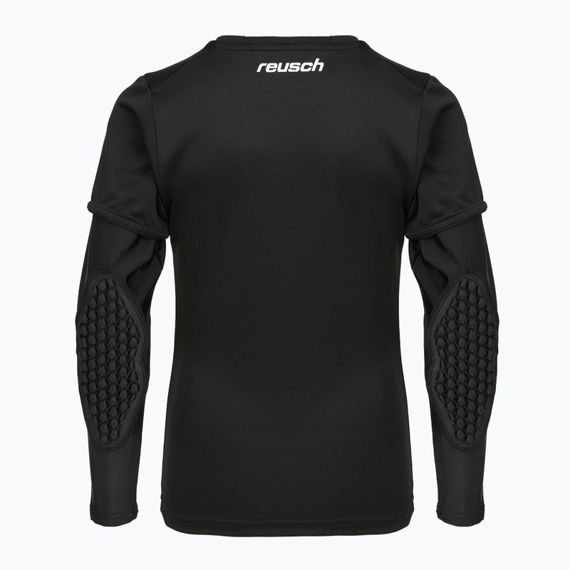 Children's goalkeeper jersey Reusch Goalkeeping Jersey Padded Junior black/silver 2