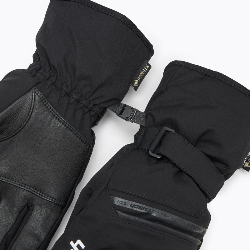 Reusch Morris GORE-TEX ski gloves black/white 5