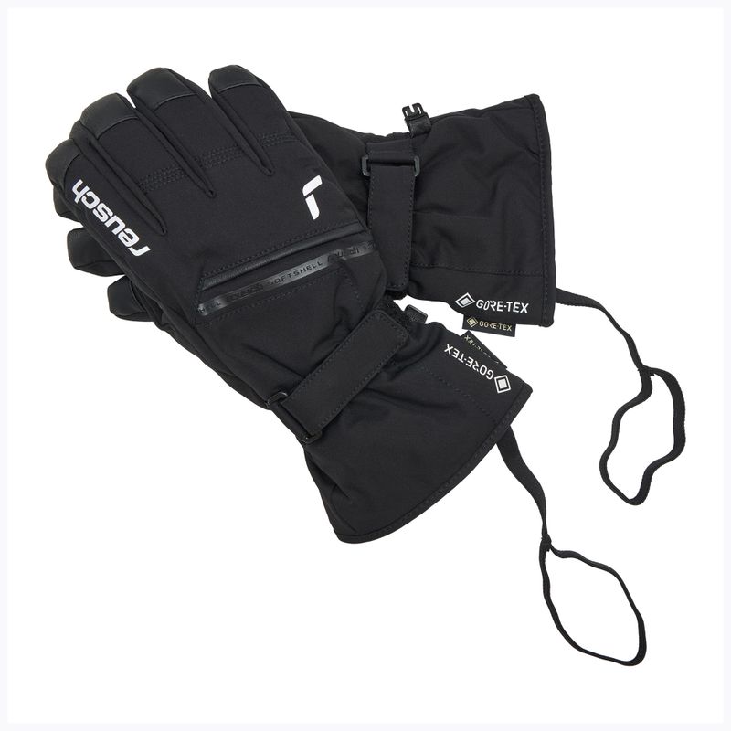 Reusch Morris GORE-TEX ski gloves black/white 6