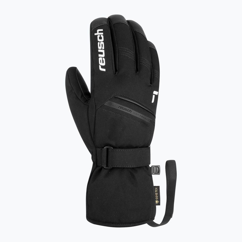 Reusch Morris GORE-TEX ski gloves black/white 2