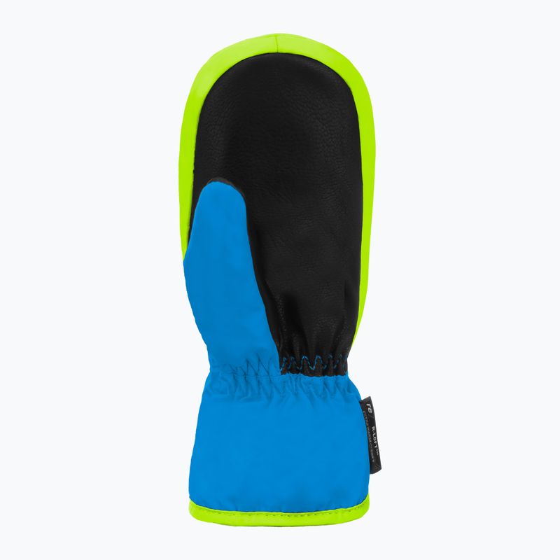 Children's ski gloves Reusch Ben Mitten brilliant blue/safety yel 3