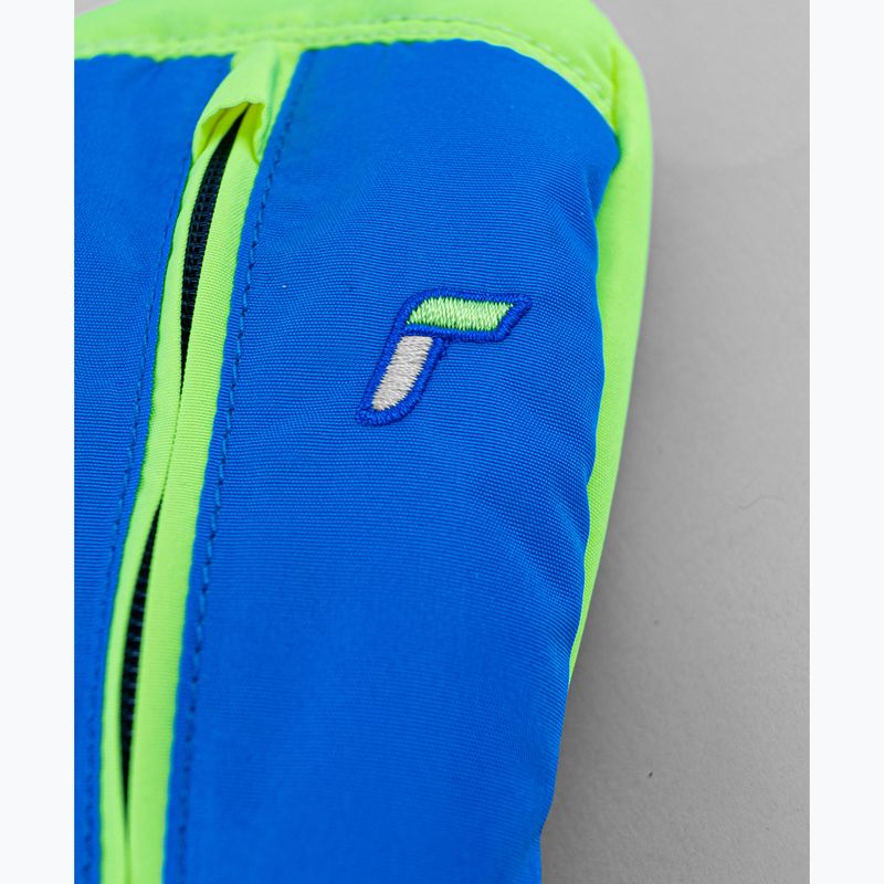 Children's ski gloves Reusch Ben Mitten brilliant blue/safety yel 5