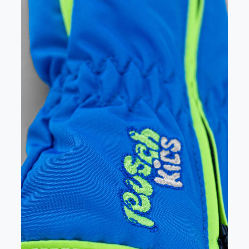 Children's ski gloves Reusch Ben Mitten brilliant blue/safety yel 6