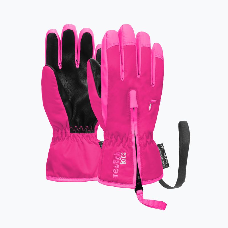 Children's ski gloves Reusch Ben fuchs purp/knockout pink 2