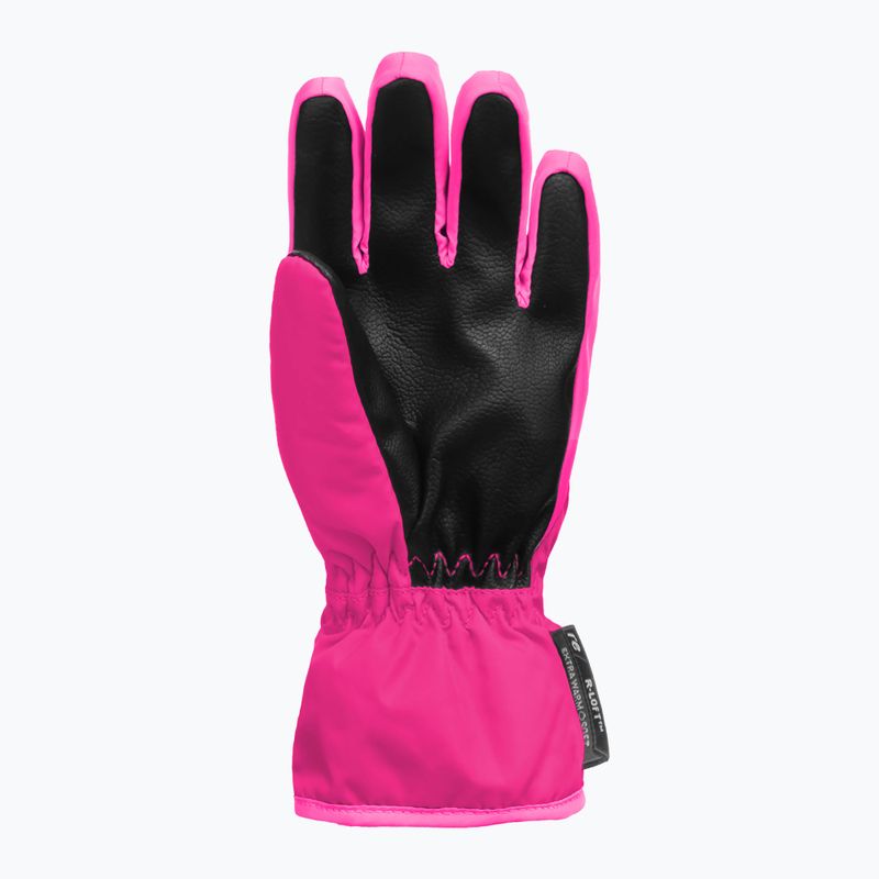 Children's ski gloves Reusch Ben fuchs purp/knockout pink 4