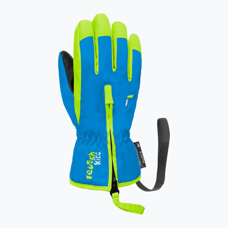 Children's ski gloves Reusch Ben brilliant blue/safety yel 3
