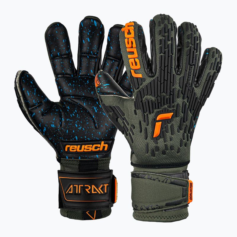 Reusch Attrakt Freegel Fusion Ortho-Tec Goalkeeper Gloves green 5370090-5555 6