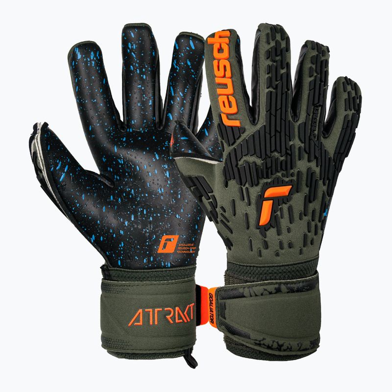 Reusch Attrakt Freegel Fusion Goalkeeper Gloves green 5370095-5555 6