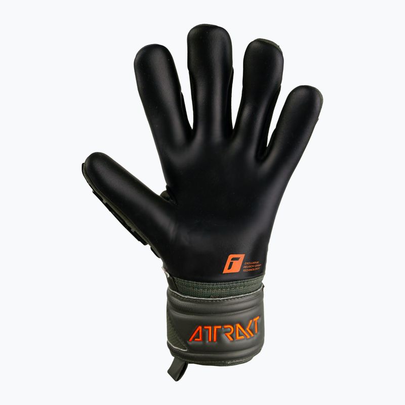 Reusch Attrakt Freegel Silver Junior goalkeeper gloves black-green 5372035-5555 6