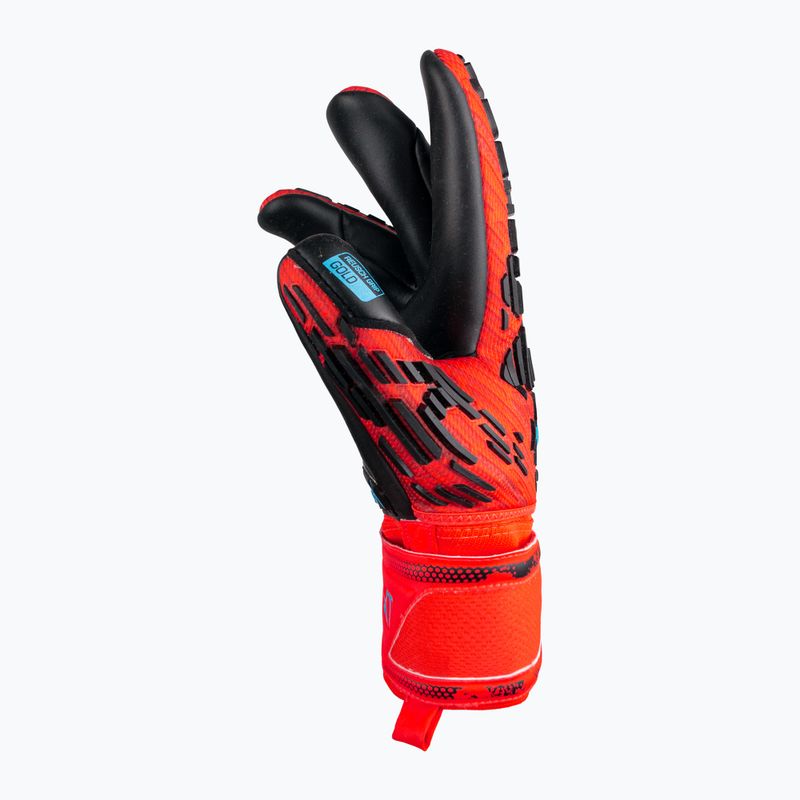 Reusch Attrakt Freegel Gold Finger Support Goalkeeper Gloves Red 5370130-3333 6