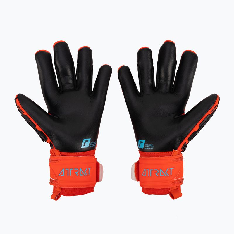 Reusch Attrakt Freegel Silver goalkeeper gloves red 5370235-3333 2