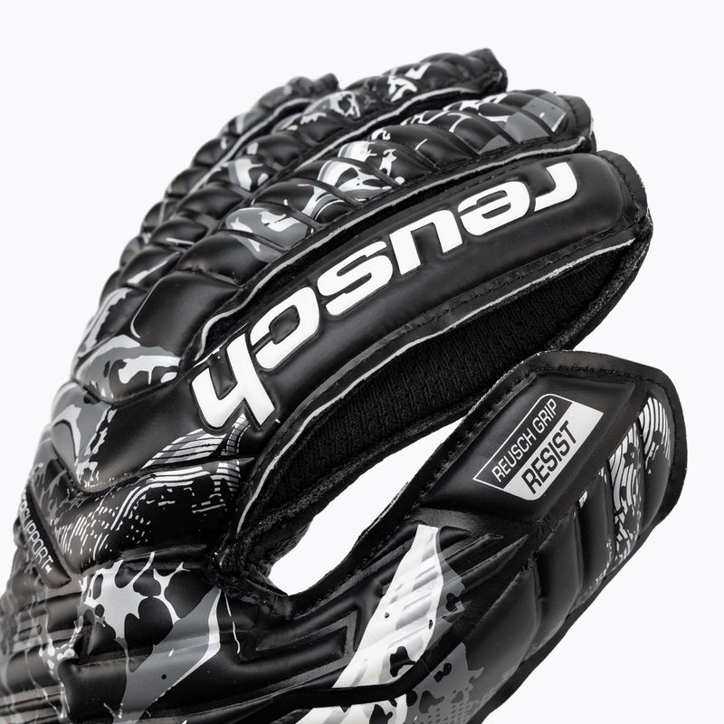 Reusch Attrakt Resist Finger Support Goalkeeper Gloves black 5370610-7700 3