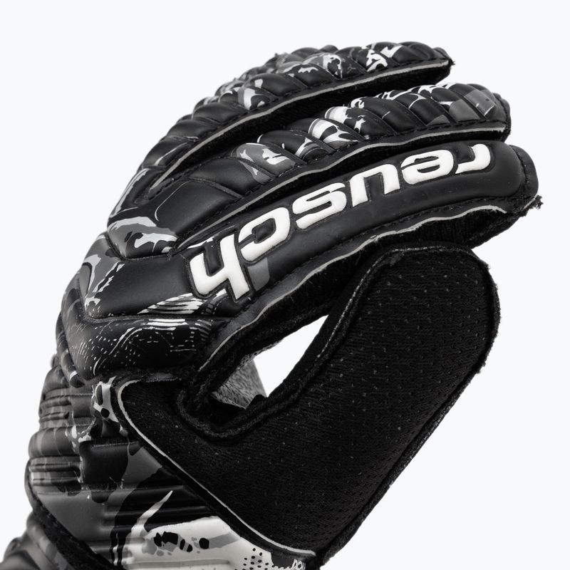 Reusch Attrakt Resist Junior children's goalkeeper gloves black 5372615-7700 3