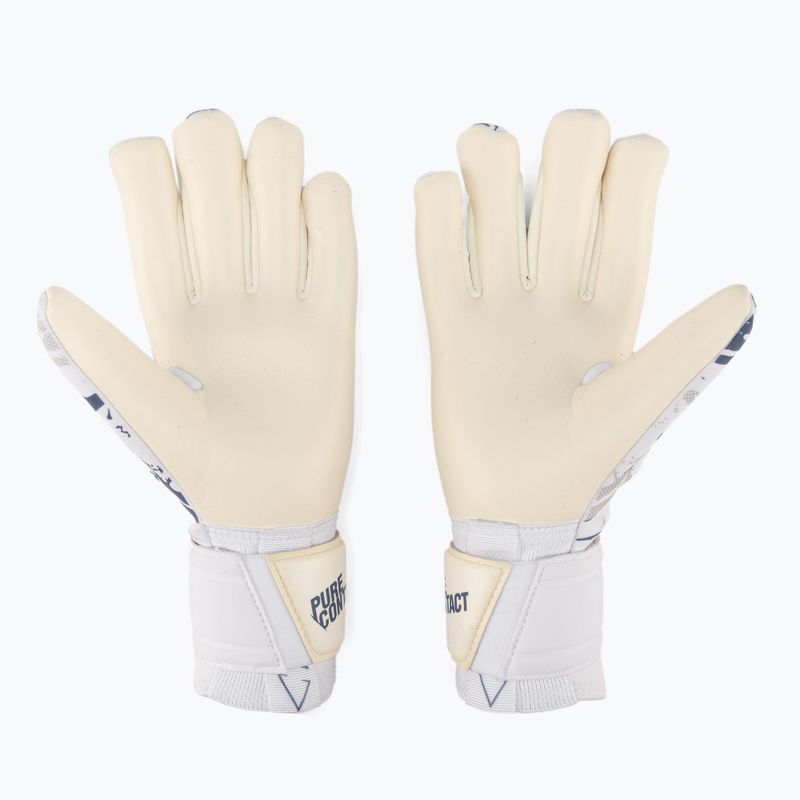 Reusch Pure Contact Gold X goalkeeper's gloves white 5370901-1089 2