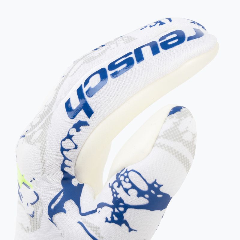 Reusch Pure Contact Silver Junior children's goalkeeper gloves white 5372200-1089 3