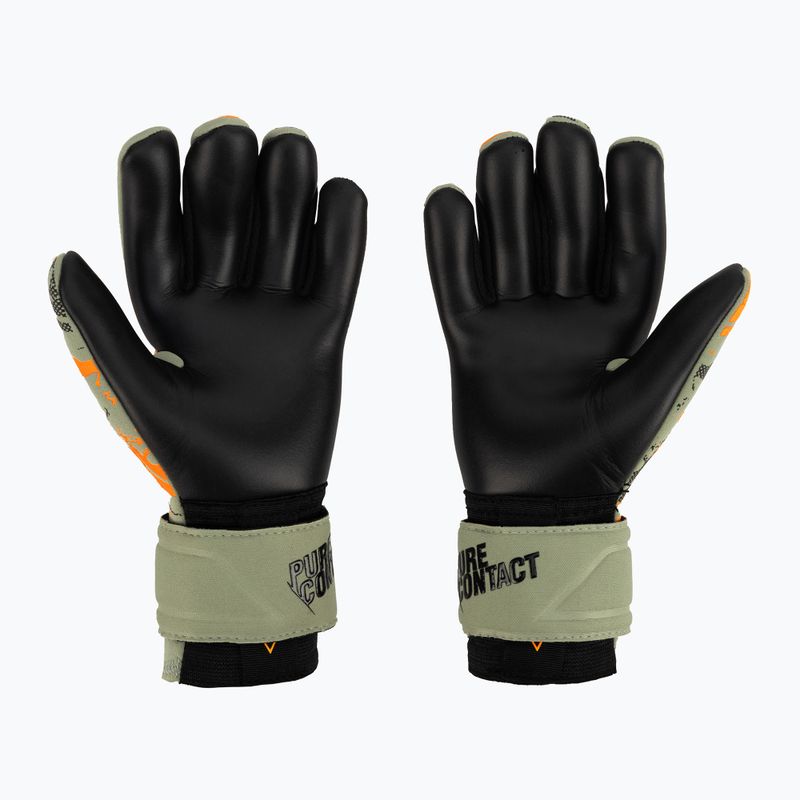 Reusch Pure Contact Gold Junior children's goalkeeper gloves green 5372100-5444 2