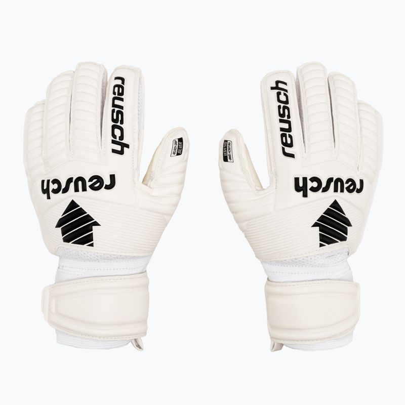 Reusch Legacy Arrow Silver Junior children's goalkeeping gloves white 5372204-1100