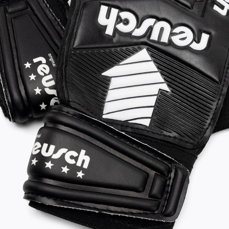 Reusch Legacy Arrow Solid Junior children's goalkeeper gloves black 5372504-7700 4