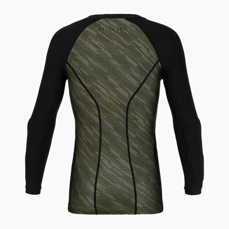 Goalkeeper's longsleeve Reusch Padded Eco Undershirt black/desert green 2