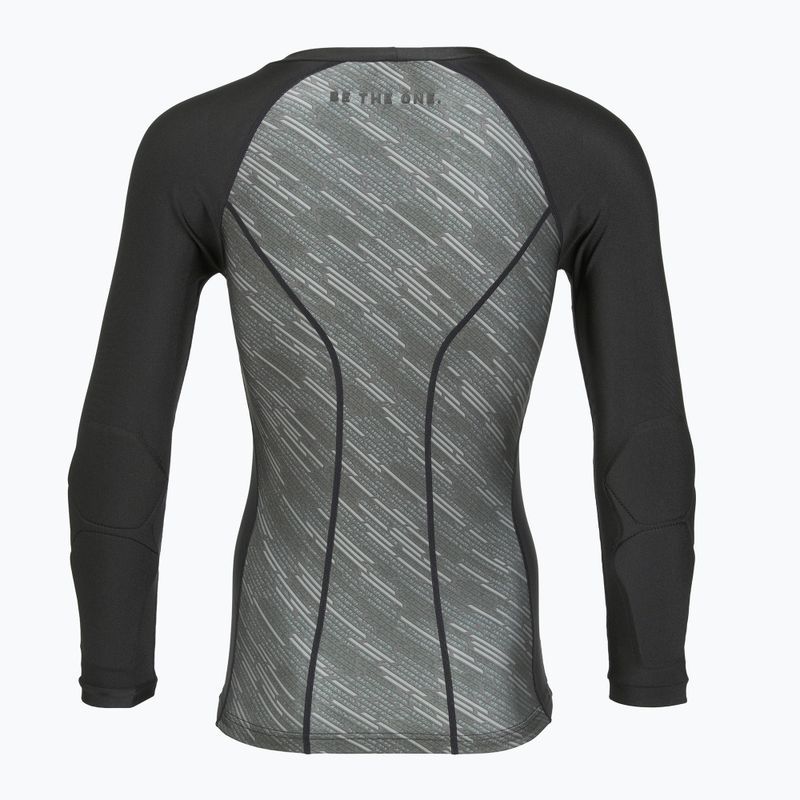 Goalkeeper's longsleeve Reusch Padded Eco Undershirt black/desert green 2