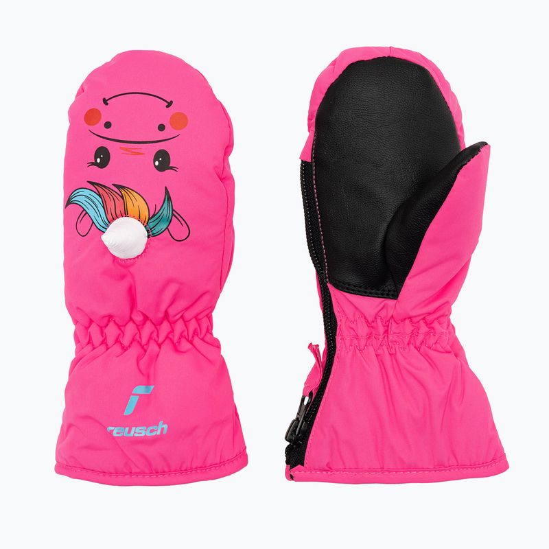 Reusch children's ski gloves Sweety Mitten pink unicorn